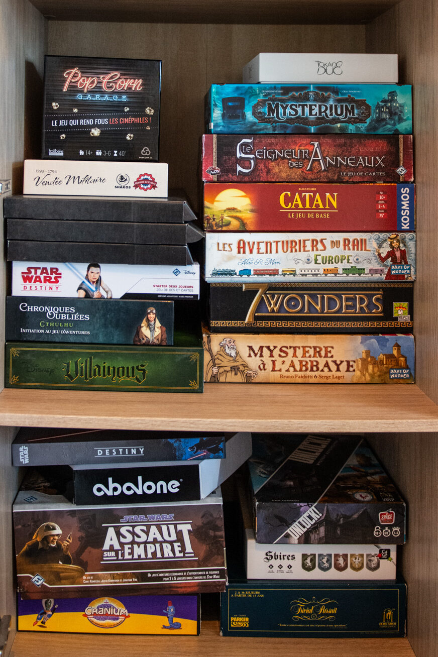 Nombreux jeux de société